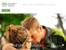 Tablet Screenshot of pclpartnership.org